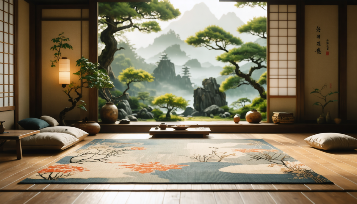 découvrez comment un tapis japonais peut sublimer et réchauffer votre intérieur grâce à son design élégant et son confort unique.