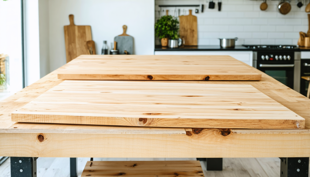 découvrez comment assembler deux plans de travail pour créer une table durable et écologique. suivez notre astuce simple pour un meuble solide et respectueux de l'environnement.