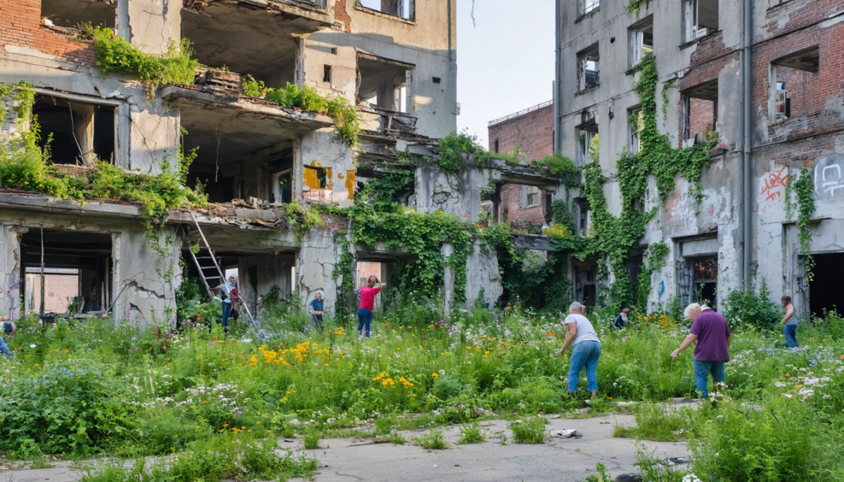 découvrez comment redonner vie et éclat aux lieux abandonnés, en leur insufflant une nouvelle énergie malgré les marques du temps et des épreuves.