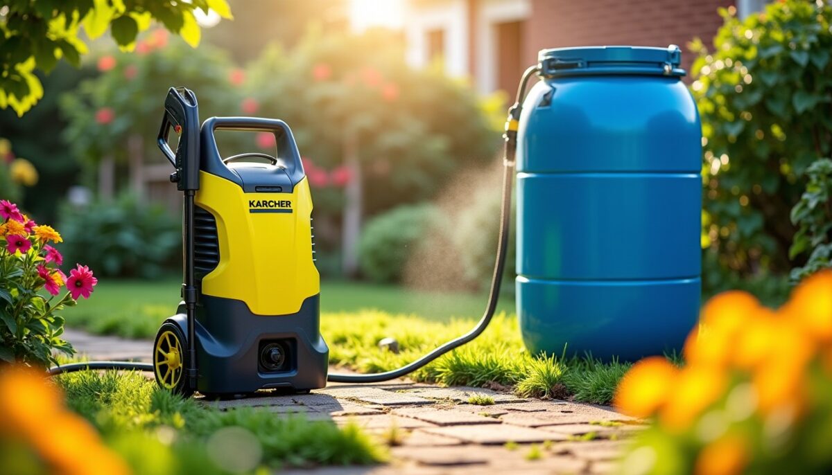 Comment connecter un Karcher à un récupérateur d'eau pour un nettoyage éco-responsable