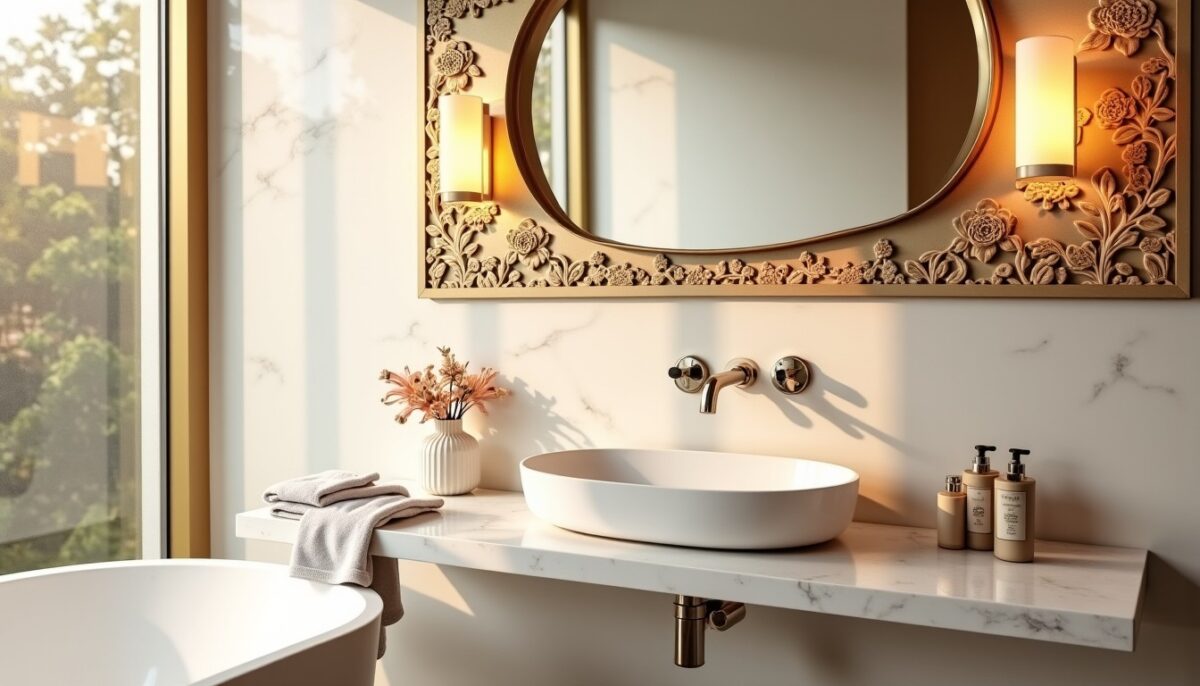 À quelle hauteur poser une frise décorative pour sublimer votre salle de bain ?