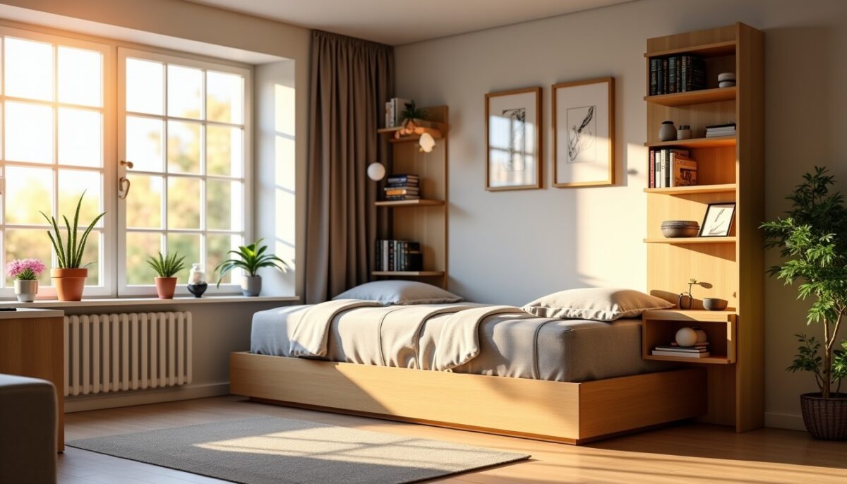 Meubles astucieux pour optimiser l'espace dans un petit studio