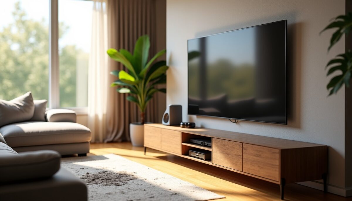 Meuble TV et grand écran : comment choisir la taille idéale en fonction de la diagonale de votre télévision ?