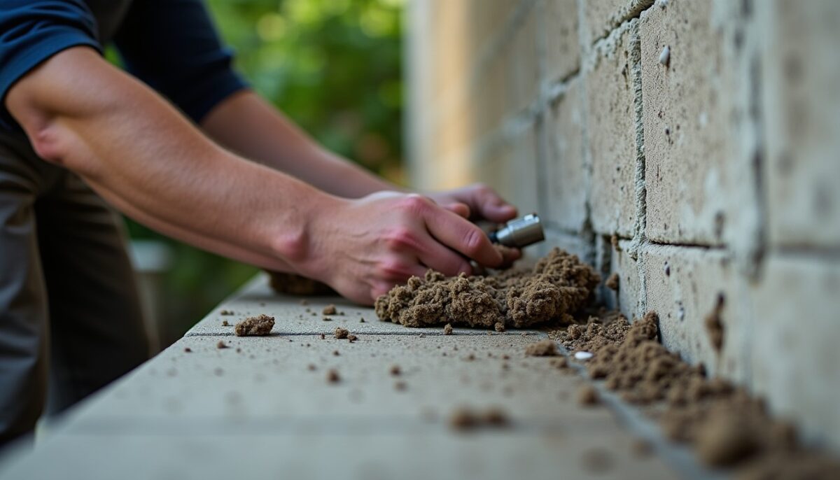 L'importance et la méthode pour installer un joint de dilatation entre une terrasse et un mur