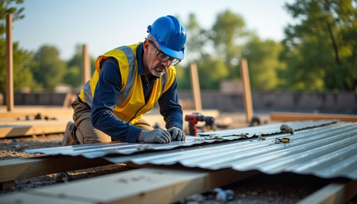 Guide pratique : poser efficacement des plaques de bac acier sur un support en voliges