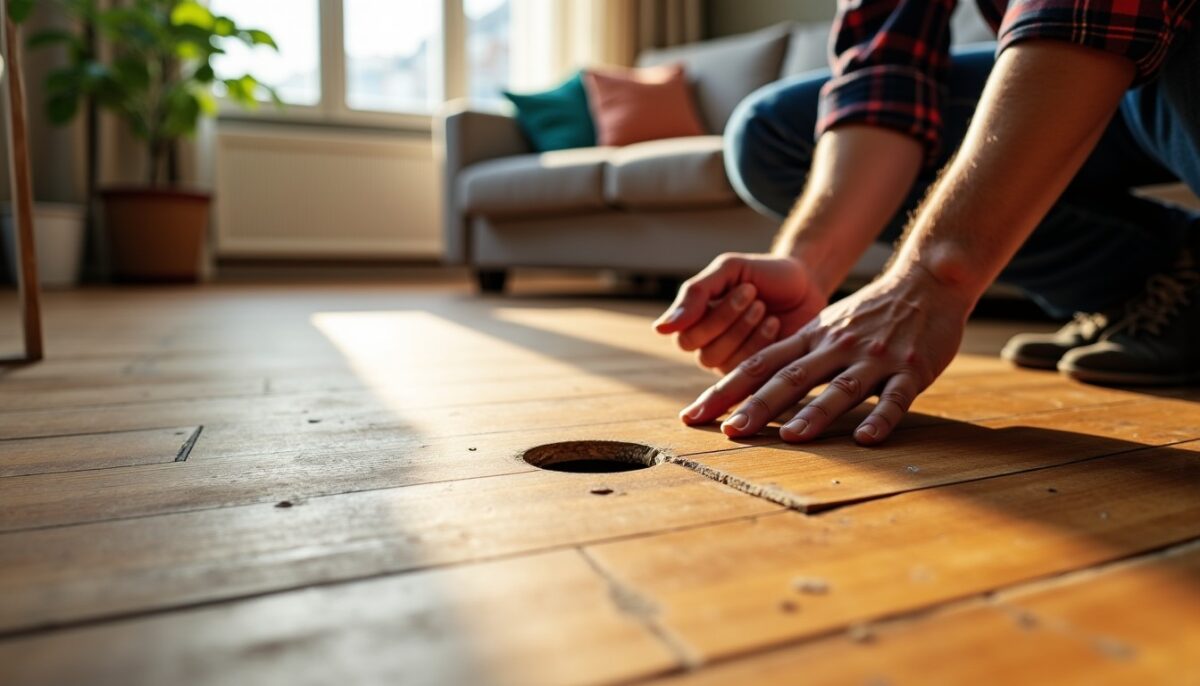 Guide pratique pour réparer un trou dans votre parquet en bois