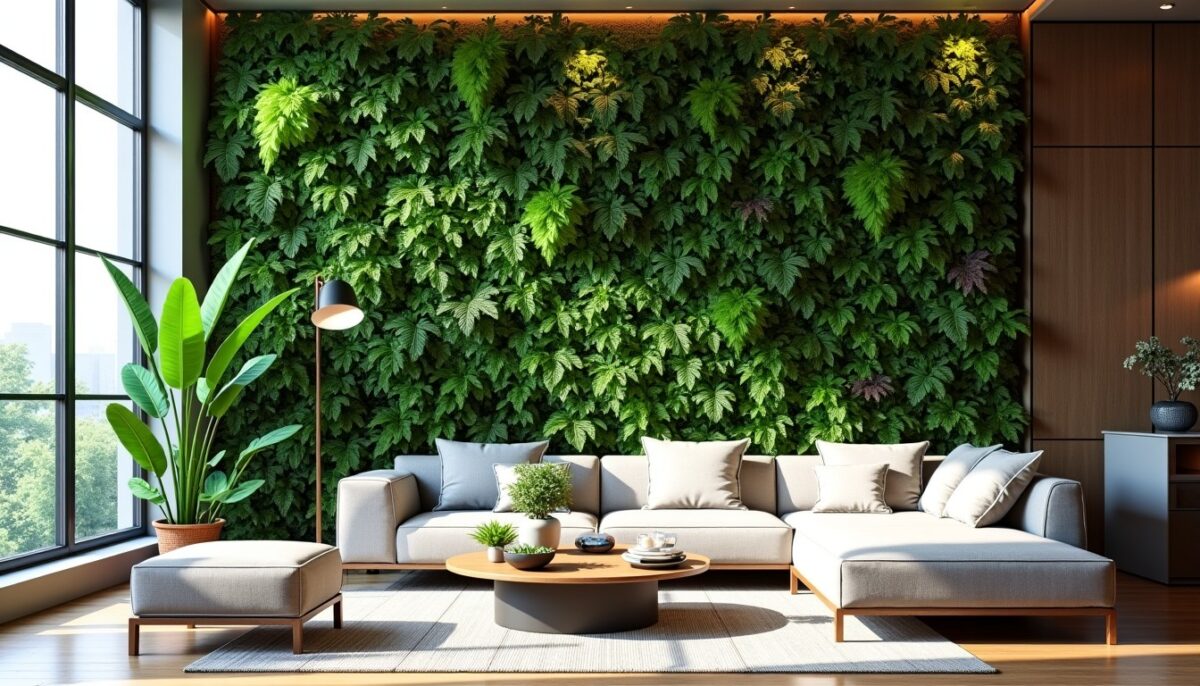 Mur végétal d'intérieur : la nouvelle tendance déco pour métamorphoser votre espace en havre de nature